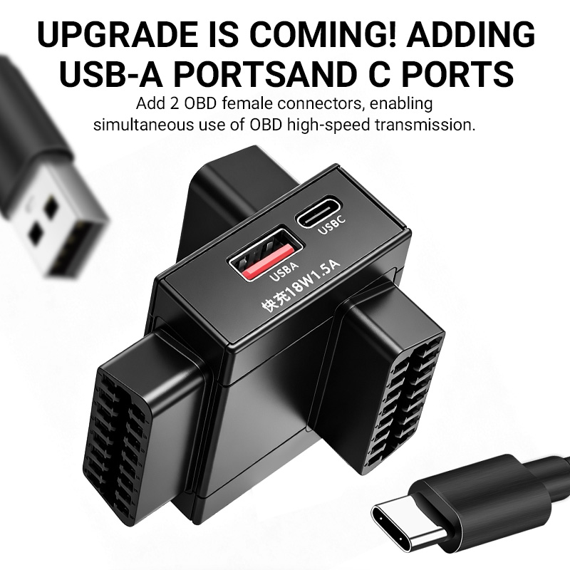 OBD2 Splitter Adapter 1 To 2 w - đánh giá và giá Car Diagnostic Tool