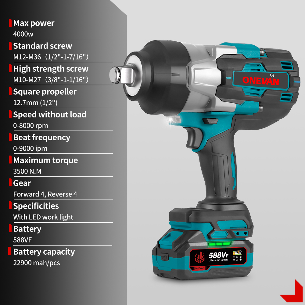 1000W Electric Impact Wrench C - đánh giá và giá Torque Wrench