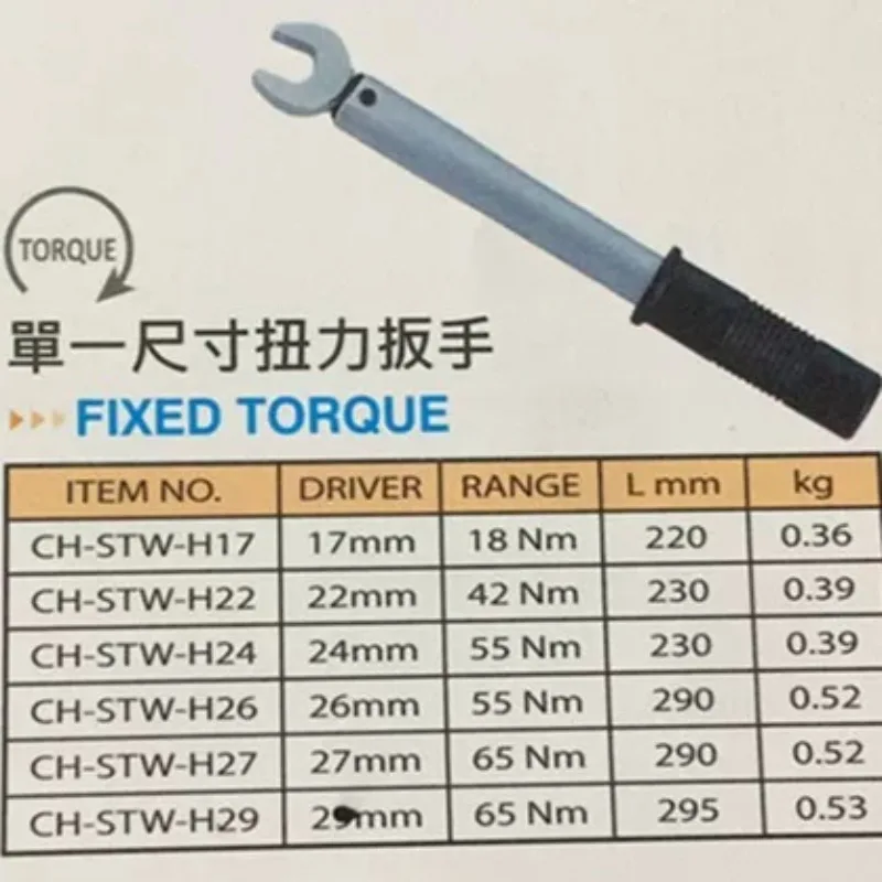 Open Fixed Torque Wrench Singl - đánh giá và giá Torque Wrench