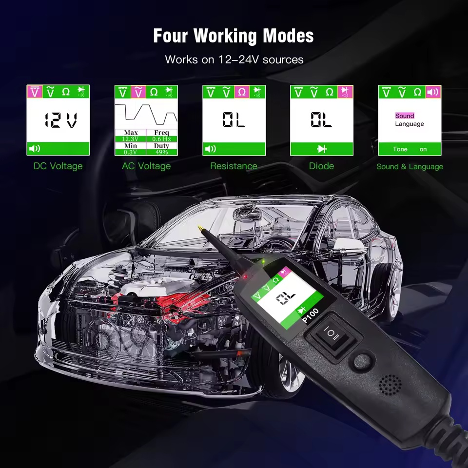 TopDiag P100 2M Car Electrical - đánh giá và giá Car Diagnostic Tool