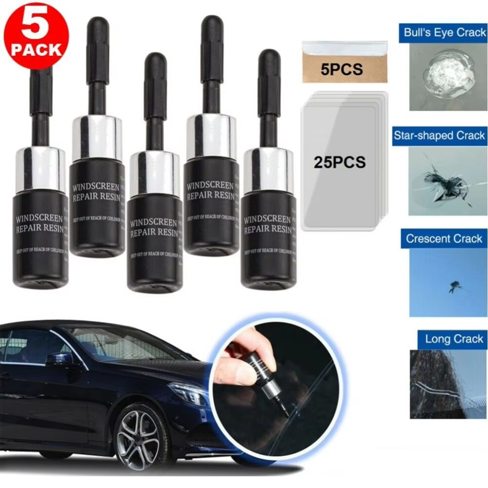 5PCS Automotive Glass Crack Re - đánh giá và giá Car Repair Tools